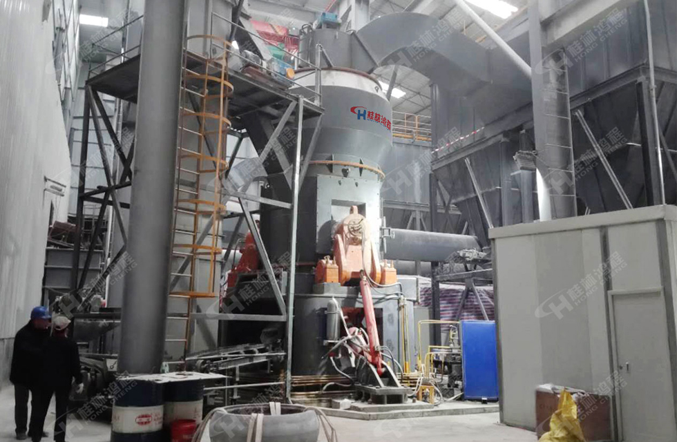 325目石灰石立磨礦粉加工生產線 礦粉加工生產線
